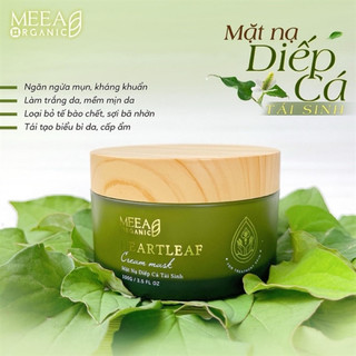 Mặt nạ diếp cá tái sinh MEEA ORGANIC, Mask diếp cá dưỡng trắng da se khít lỗ chân lông