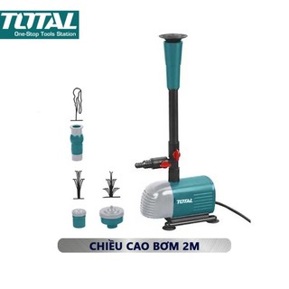 Máy bơm chìm đẩy cao đài phun nước 1500L/H 50W Total TWPM501 - hồ xi măng bể cá cảnh -  không chổi than