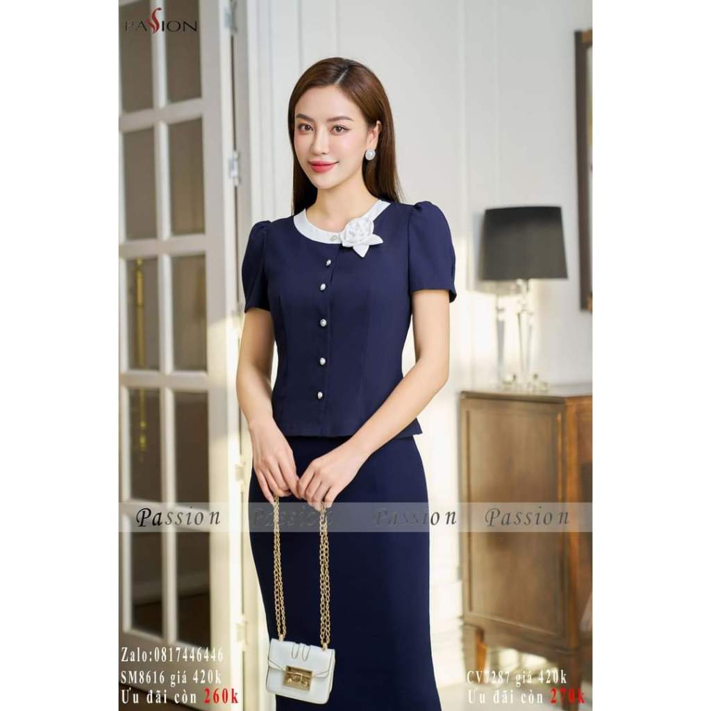 ÁO KIỂU SANG CHẢNH THU HÚT MỌI ÁNH NHÌN B133