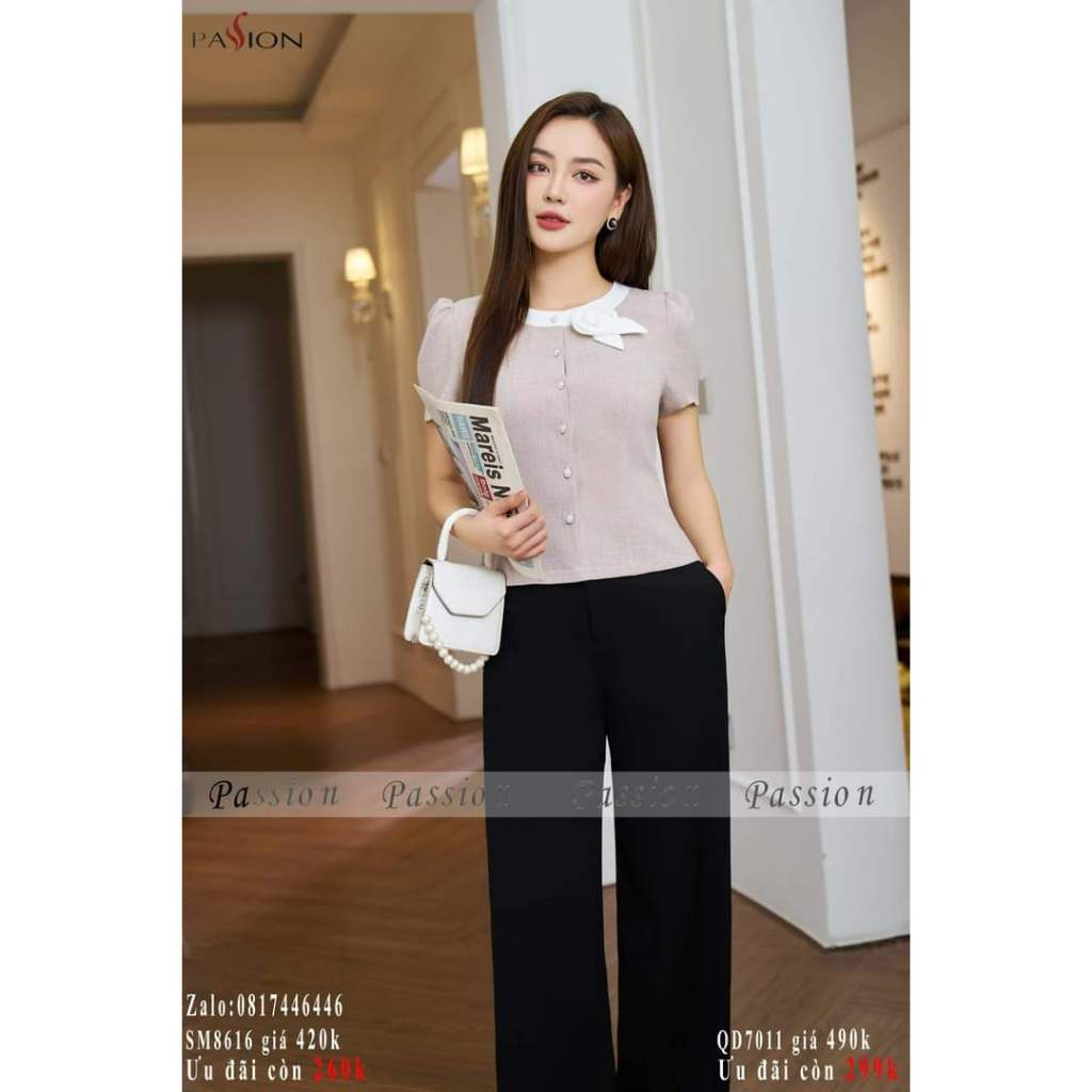 ÁO KIỂU SANG CHẢNH THU HÚT MỌI ÁNH NHÌN B133