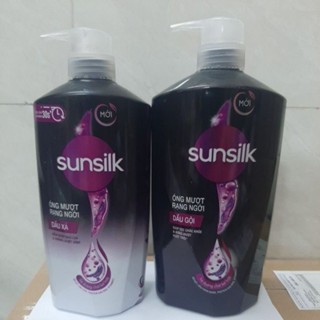 combo dầu gội sunsilk 900g và dầu xả 640g (màu đen)