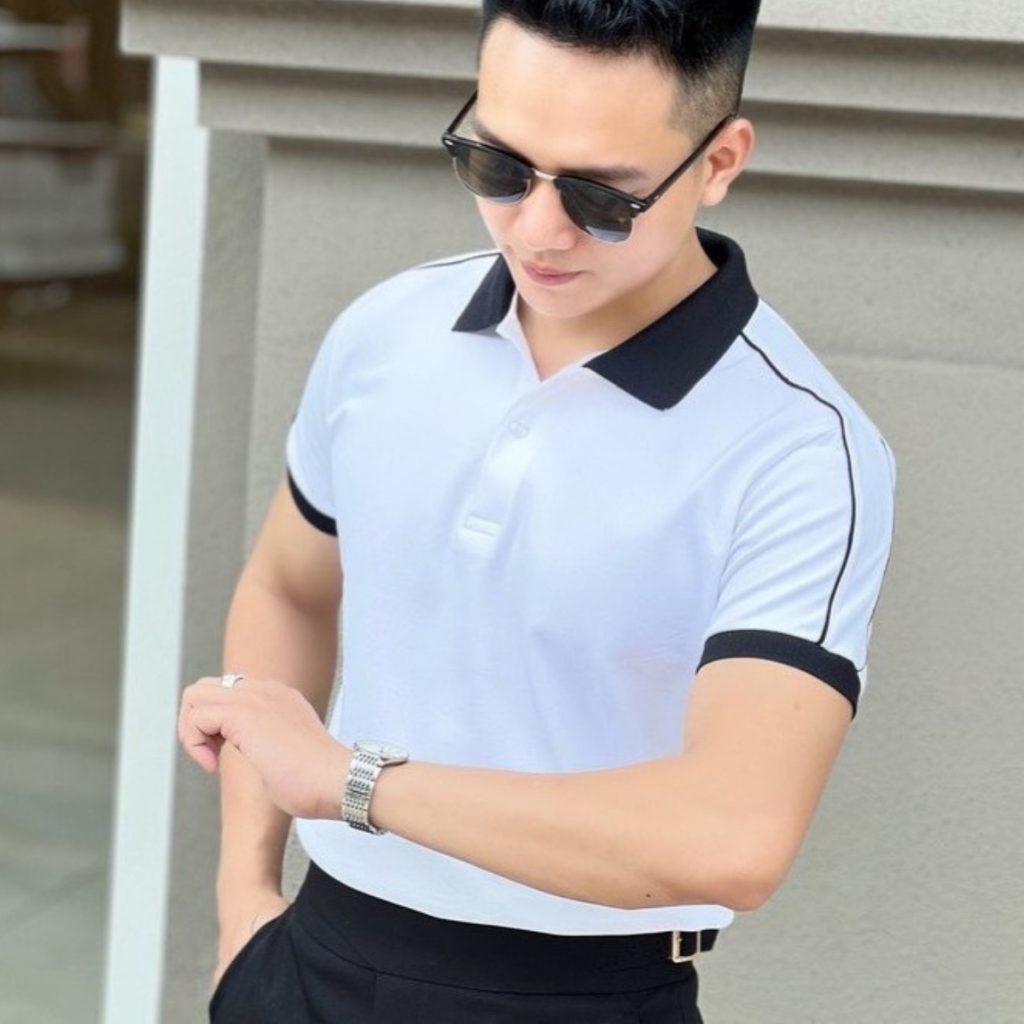 Áo   POLO Nam Nữ Thêu Chữ U chất POLI cá xấu cao cấp . áo thun tay ngắn thiết kế thanh lịch .thoáng mát