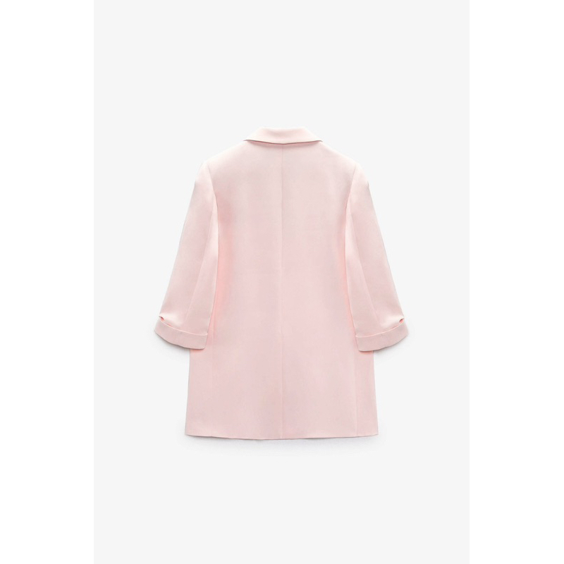Áo khoác vest & blazer tay lỡ hồng pastel
