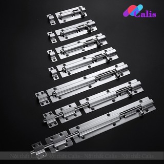 Chốt cửa chốt gài cửa khóa ngang đứng inox l-02