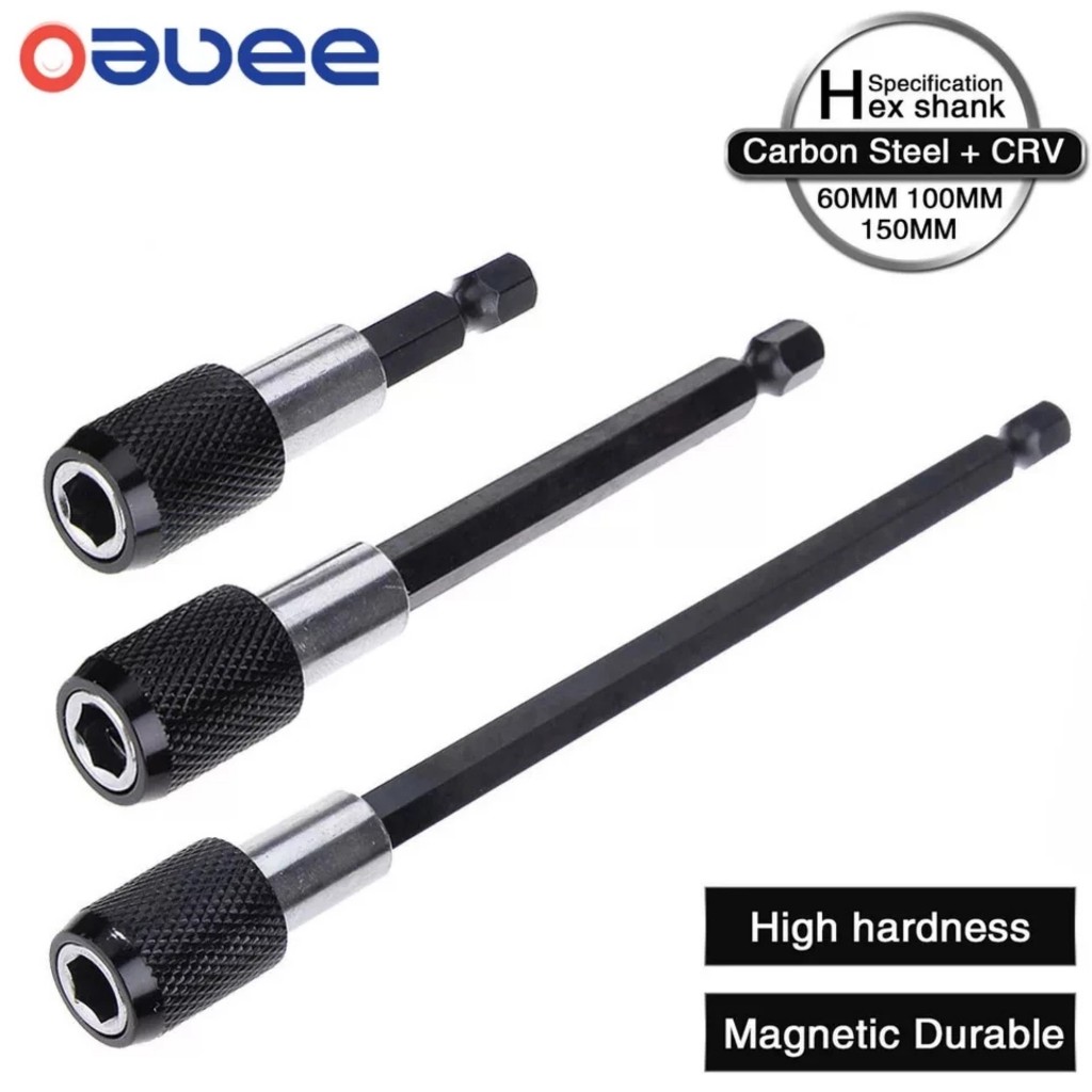 Đầu nối dài mũi vít cho máy khoan chân lục 6cm-10cm-15cm