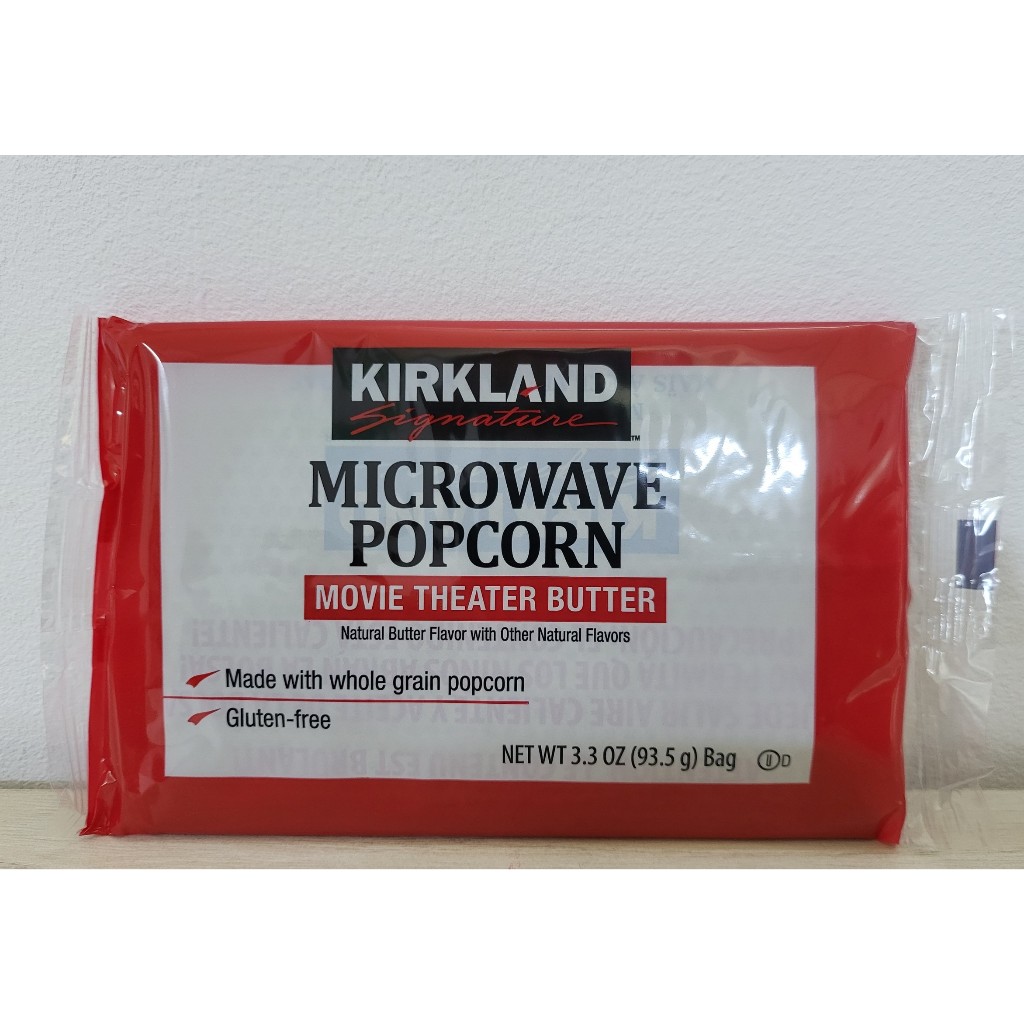 KIRKLAND (gói 93.5g) BẮP NỔ (Bỏng ngô) BƠ BẰNG LÒ VI SÓNG Microwave Popcorn Movie Theater Butter