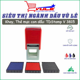 Khay mực, thẻ mực con dấu tdstamp v3815