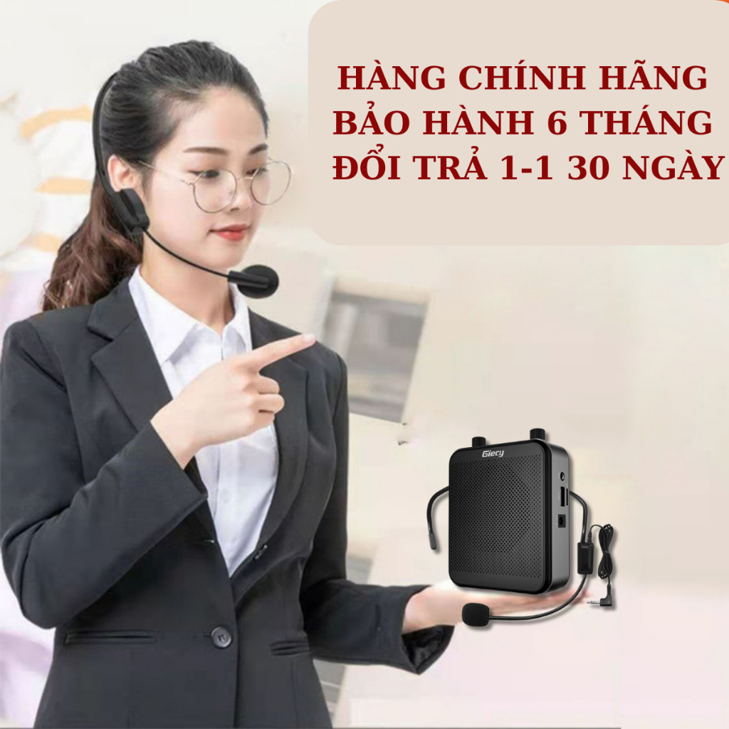 Máy Trợ Giảng, Công Suất Loa Lớn 30W, Nhiều Chế Độ, Chính Hãng Cao Cấp Bảo Hành 6 Tháng