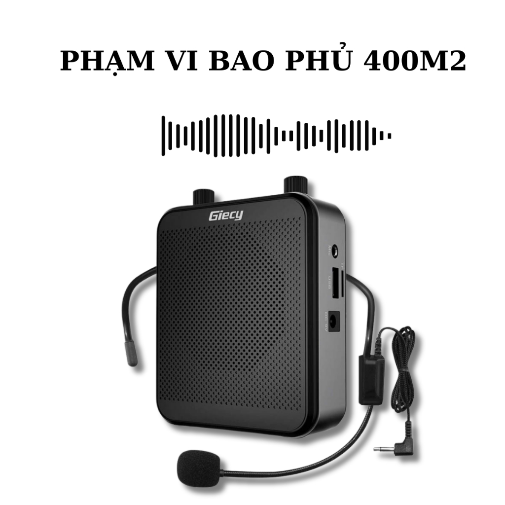 Máy Trợ Giảng, Công Suất Loa Lớn 30W, Nhiều Chế Độ, Chính Hãng Cao Cấp Bảo Hành 6 Tháng