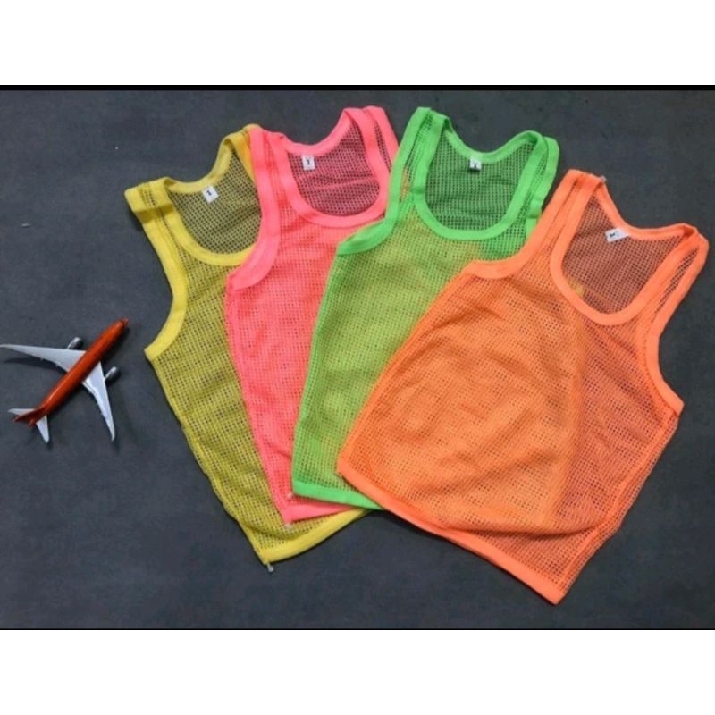 Áo ba lỗ bé trai bé gái set 10 cái áo lưới ba lỗ cho bé
