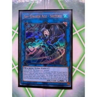 [ Dưa Hấu Yugioh ] Lá bài thẻ bài Sky Striker Ace Shizuku – ultra Rare - Tặng bọc bài nhựa bảo quản