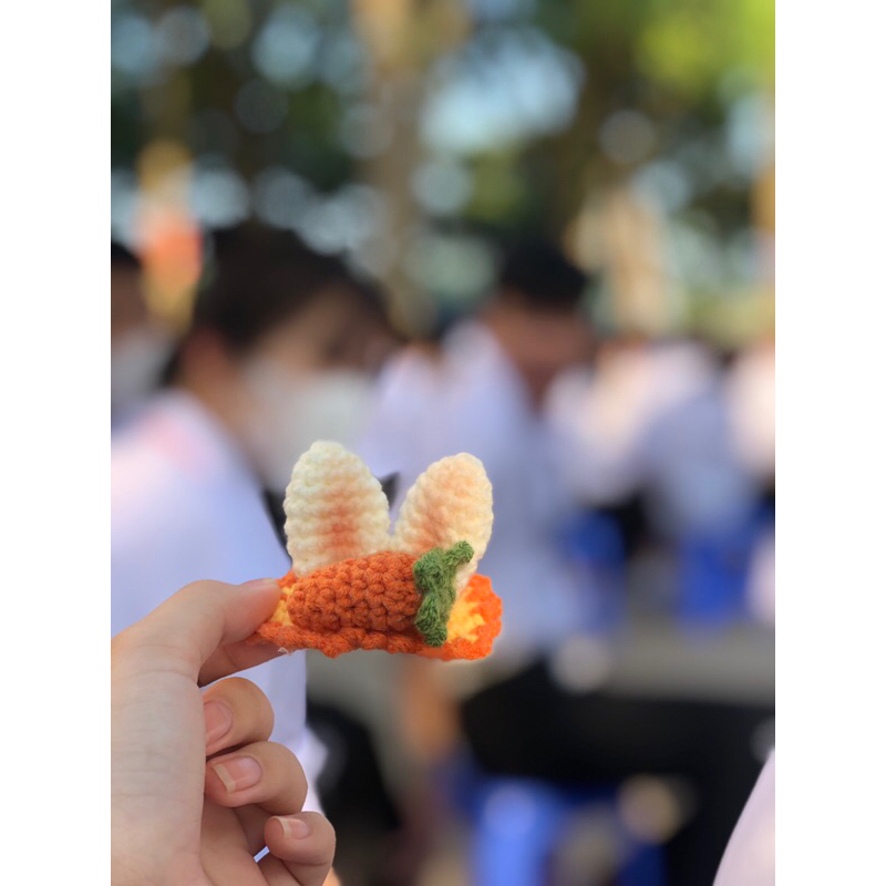 Kẹp Tóc Bằng Len Dễ Thương