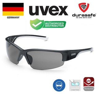 Kính UVEX 9231960 Polarvision (Tròng kính đen chống phân cực, chống trầy xước tặng kèm hộp chống sốc và khăn lau kính)
