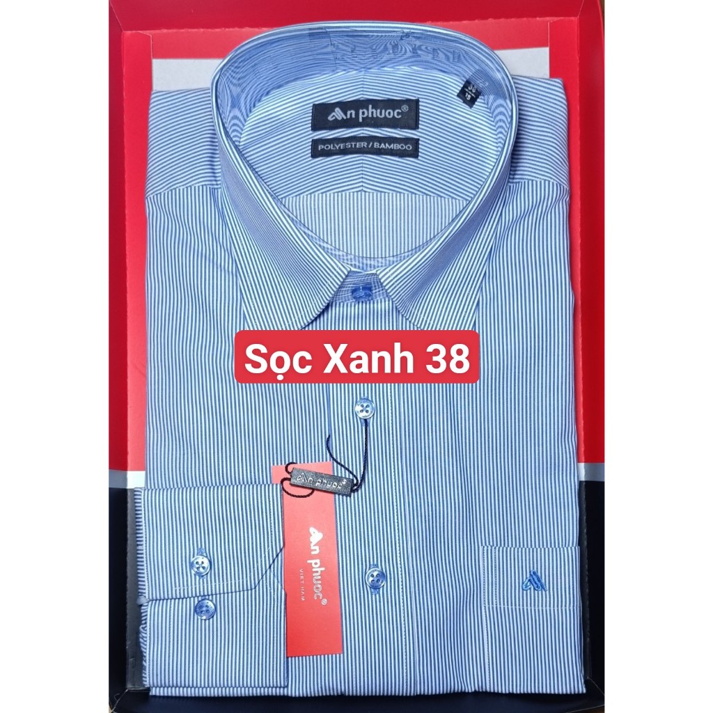 Sơ mi nam An Phước tay dài size 39