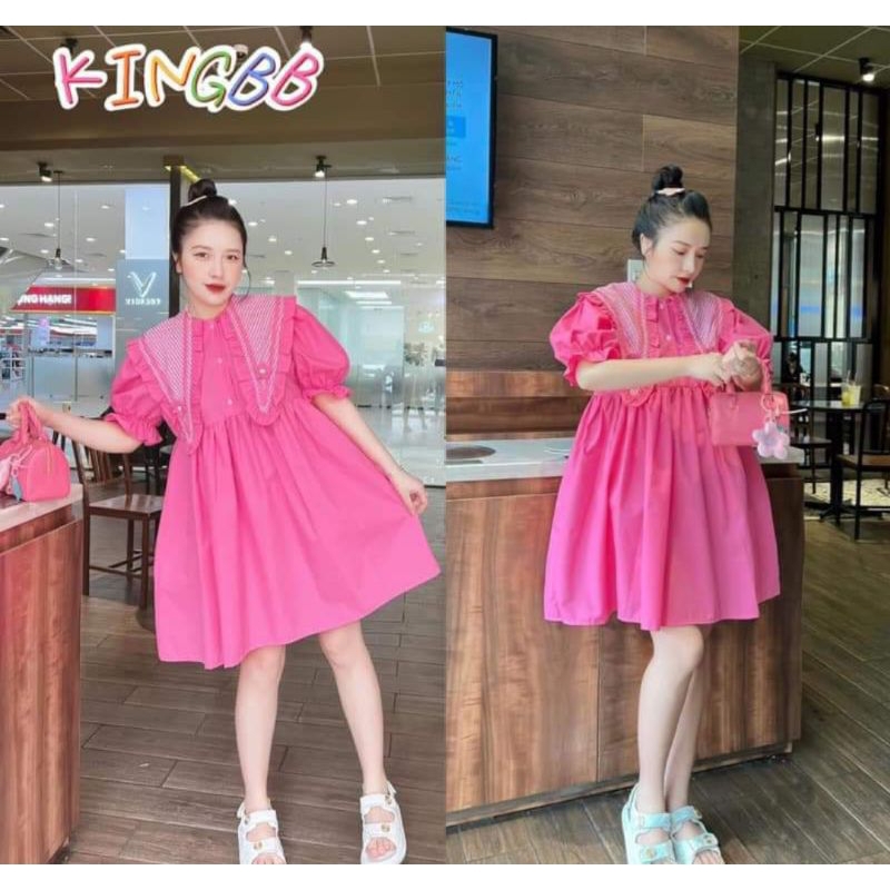 ĐẦM BABYDOLL HỒNG