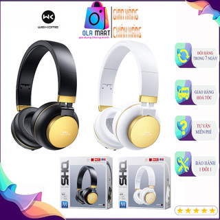 Tai nghe bluetooth chụp tai chính hãng m10 wekome - tai nghe bass cực mạnh, headphone mic bluetooth 5.0 - ola mart