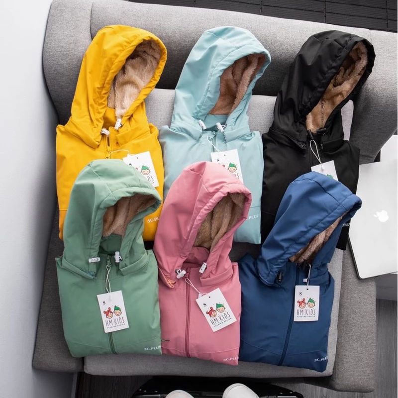 Áo khoác lót lông 3C cho bé trai ,bé gái