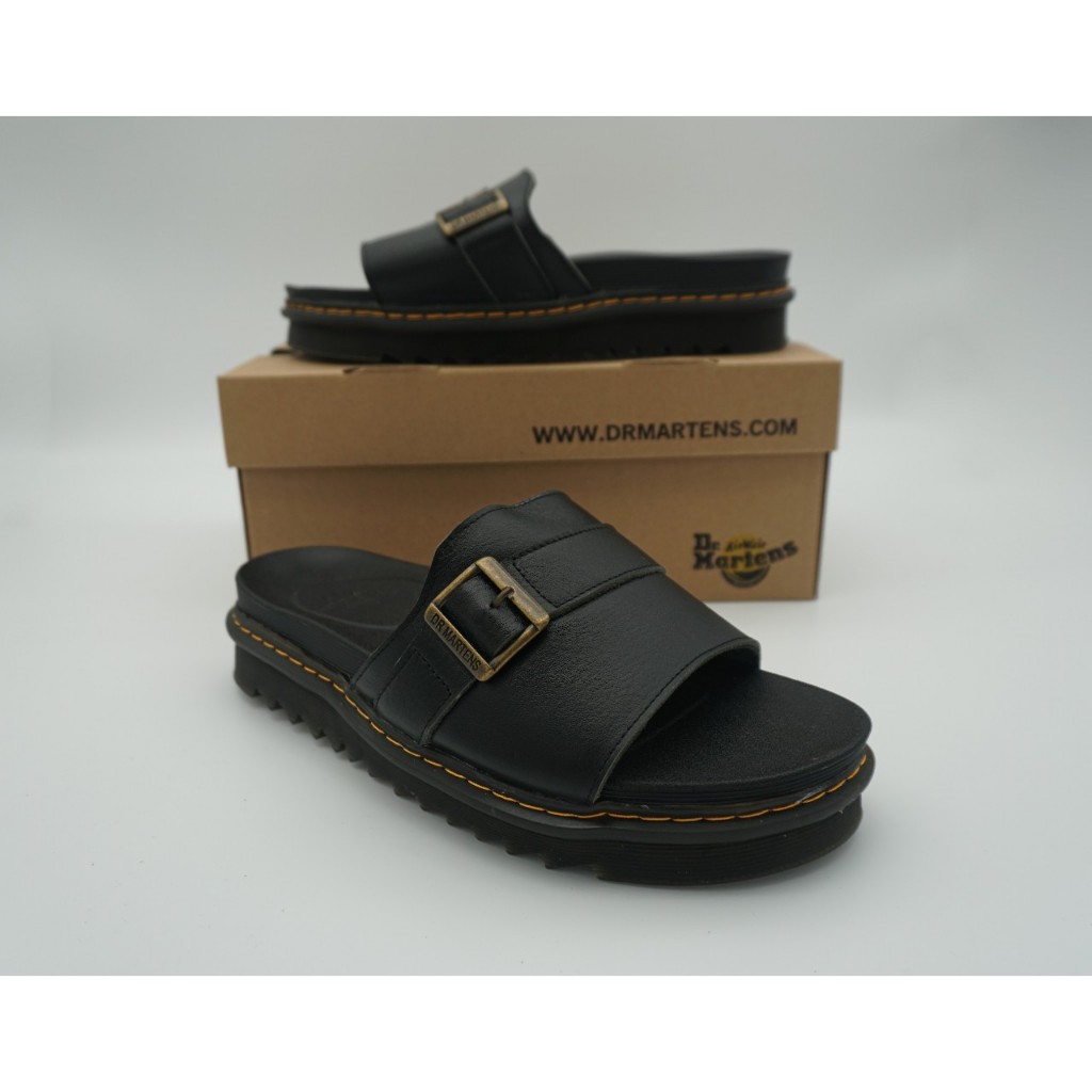 Dép doctor martens thái lan chính hãng hai quai da bò cao cấp ful hộp 2023 ,đế cao 5cm DR2 349 CÀNH