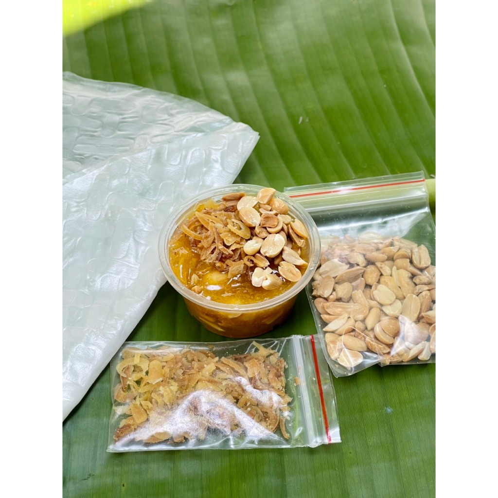 Bánh tráng sốt muối béo đậu phộng siêu ngon bánh tráng phơi sương củ chi