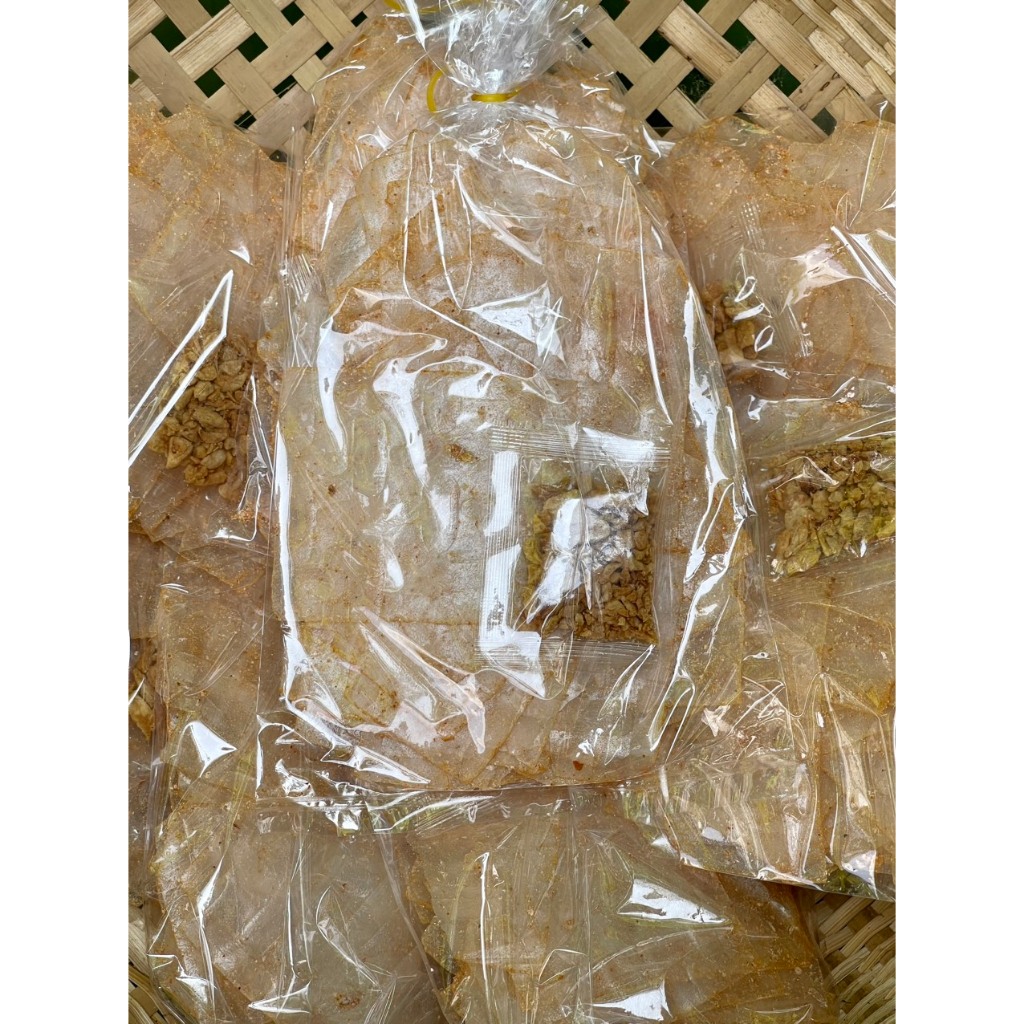 Bánh tráng xì ke muối nhuyễn tỏi siêu ngon