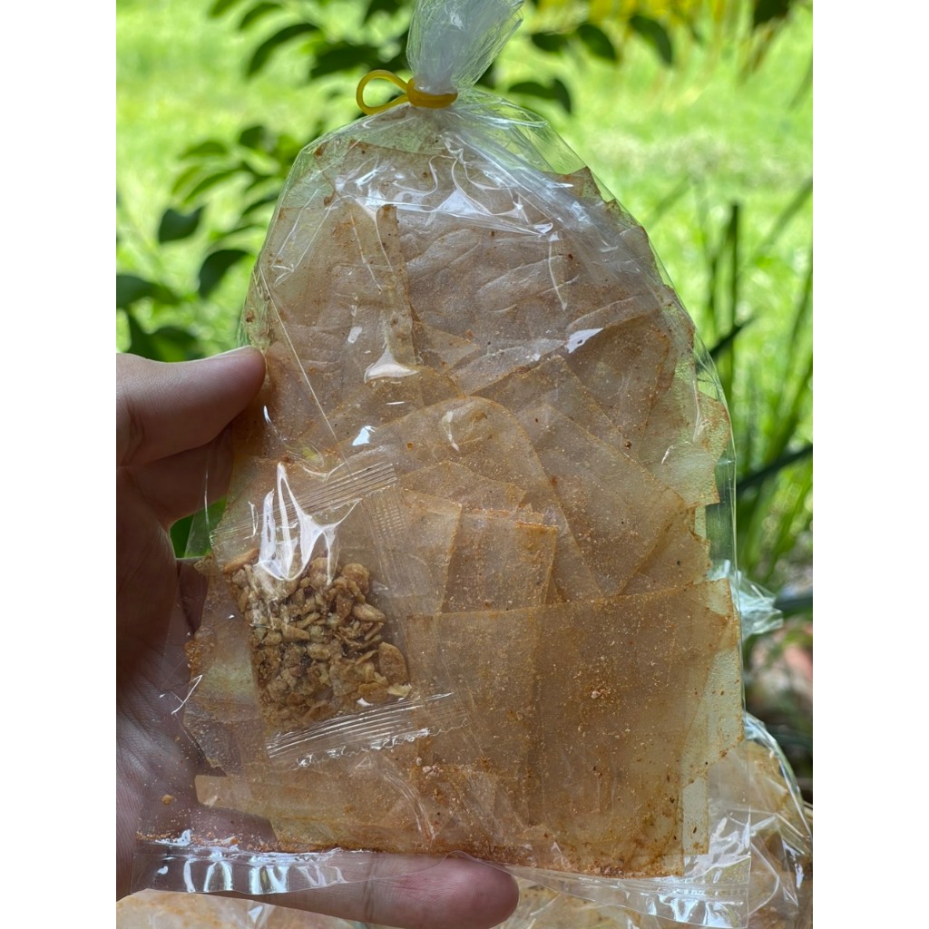 Bánh tráng xì ke muối nhuyễn tỏi siêu ngon