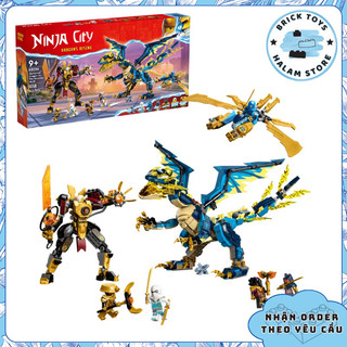 Đồ chơi lắp ráp ninjago dragons rising 1796 88086 71796 - mô hình ninja city rồng sét