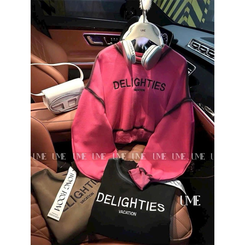 Áo DELGHTIES Nỉ Bông From Freesize Hot Tren Nam Nữ