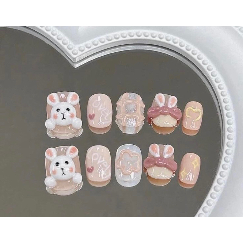 Nailbox nổi siêu cute phong cách nhật hàn