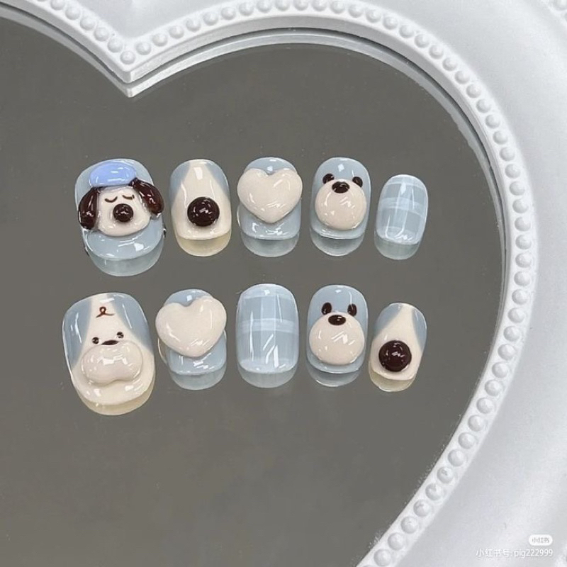 Nailbox nổi siêu cute phong cách nhật hàn