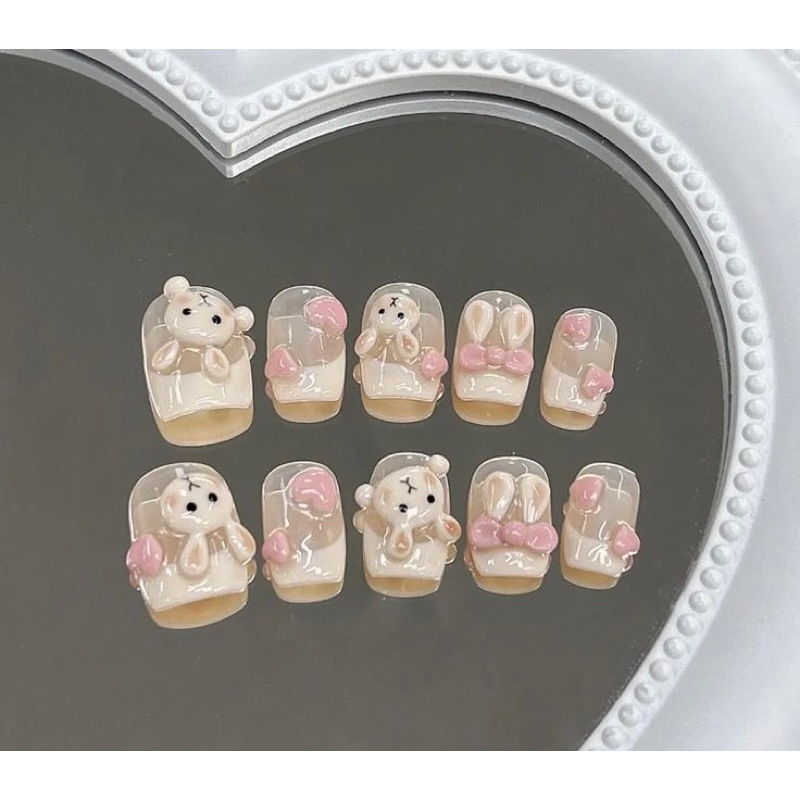 Nailbox nổi siêu cute phong cách nhật hàn