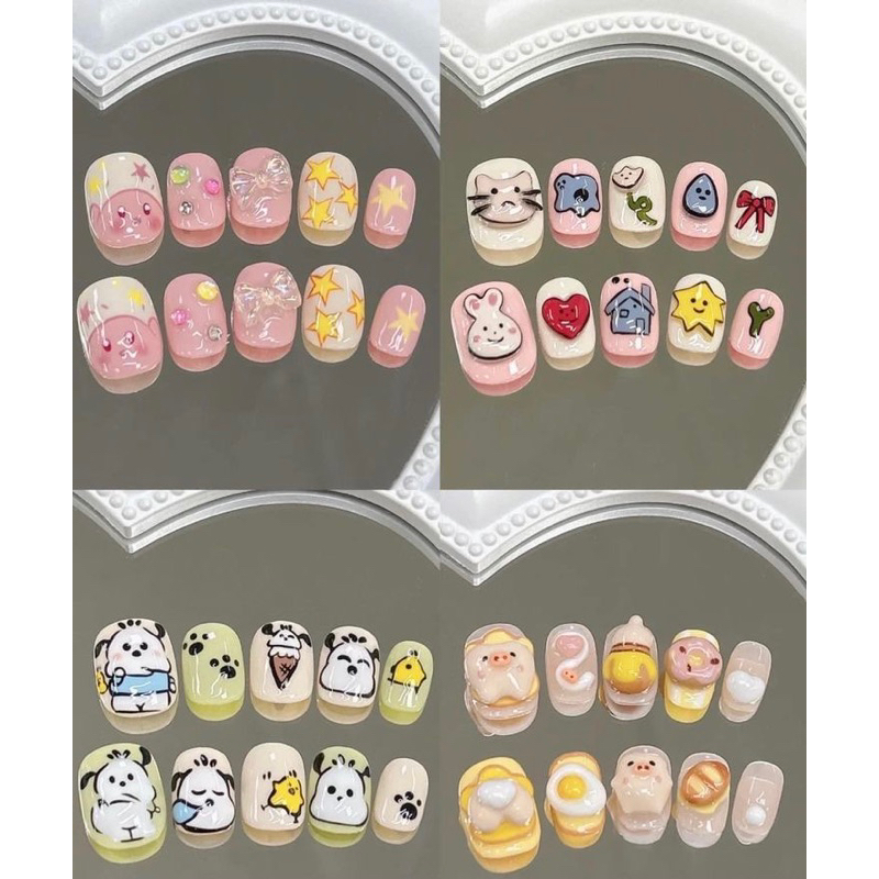 Nailbox nổi siêu cute phong cách nhật hàn