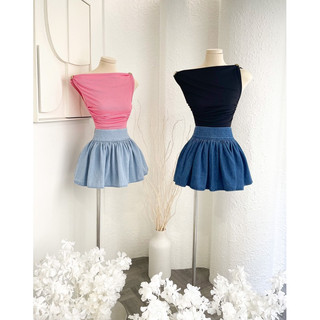 Quần váy denim hàn quốc