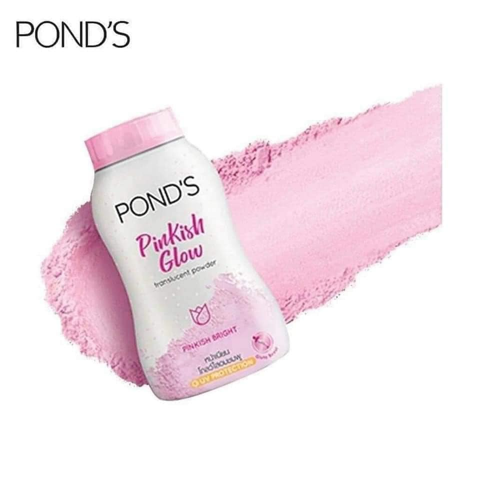 Phấn Phủ Siêu Mịn Ponds PinKish Glow Thái Lan - Chai 100g