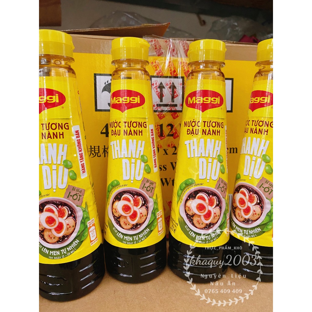 Nước tương đậu nành MAGGI thanh dịu 200ml