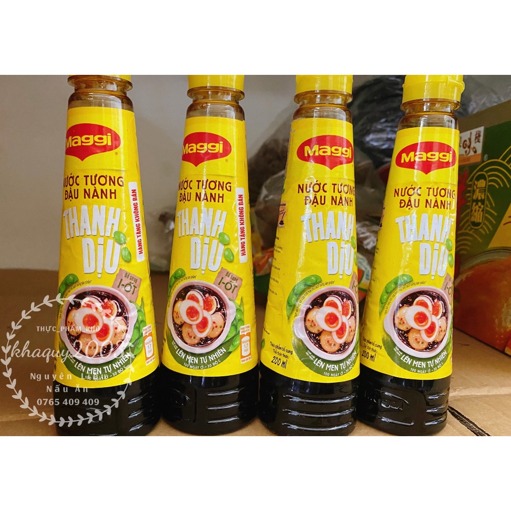 Nước tương đậu nành MAGGI thanh dịu 200ml