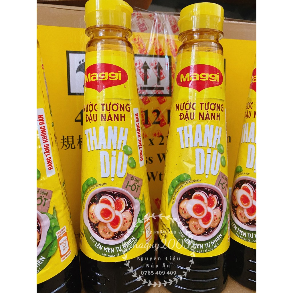 Nước tương đậu nành MAGGI thanh dịu 200ml