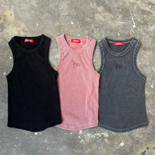 Áo ERRORIST Wash Slee ba lỗ loang màu – Hồng/Xám/Đen