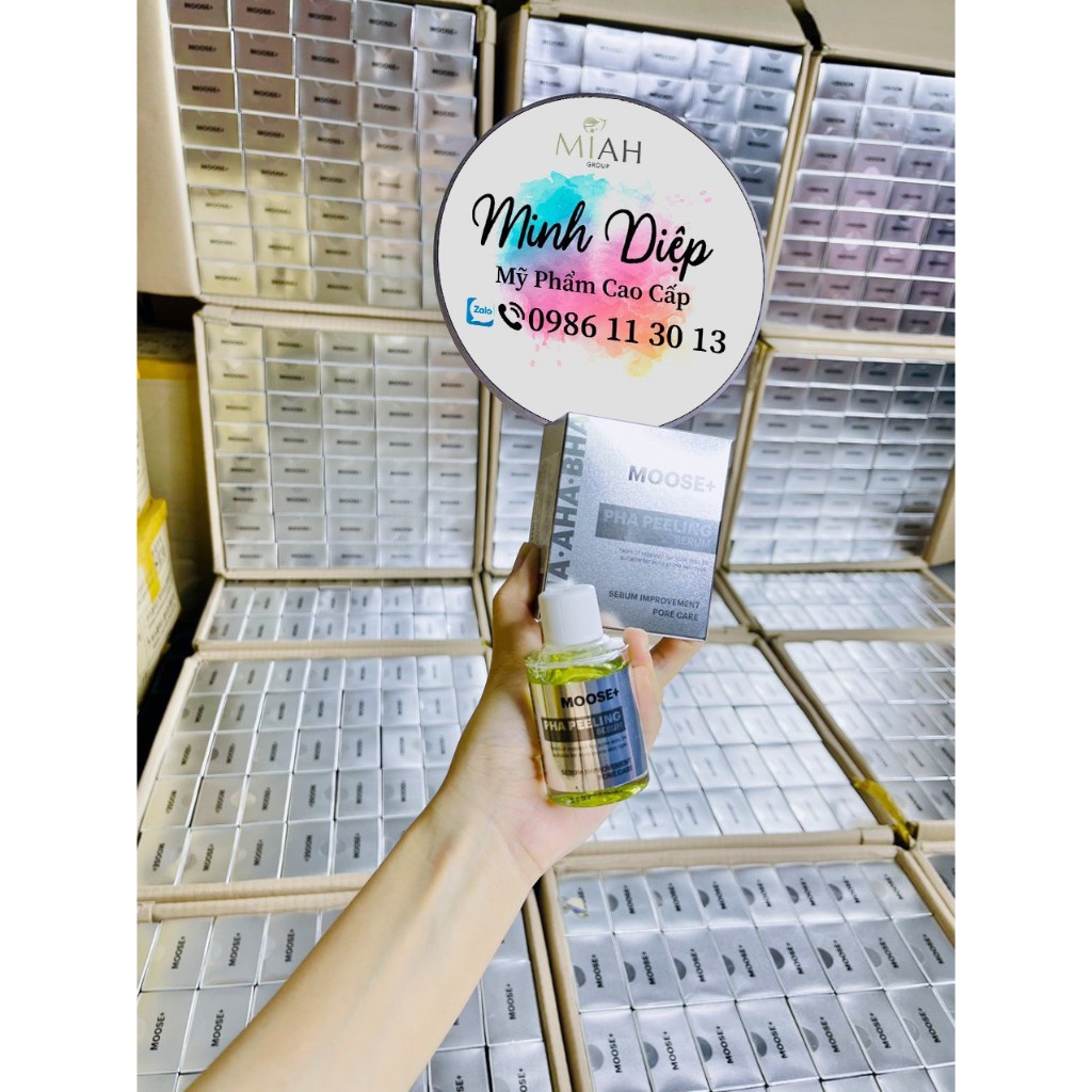 Serum Peel da Moose+ 30ml , thu nhỏ lcl, mờ sạm nám tàn nhang