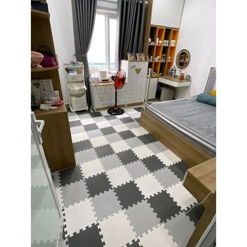 Thảm xốp lót sàn không mùi 30*30 VNXK cho bé 13 màu lựa chọn