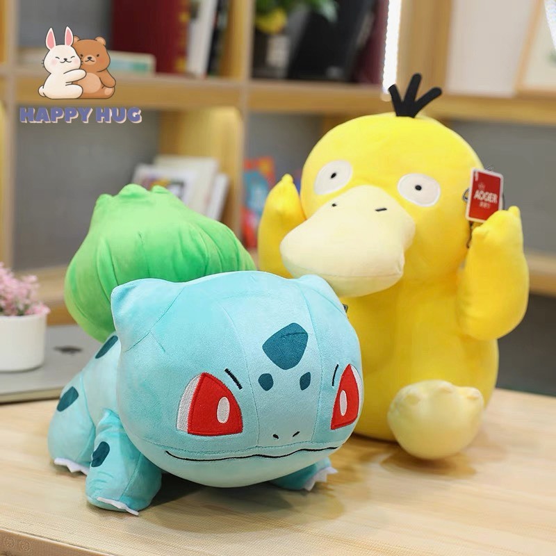 Thú bông Pokemon, đồ chơi nhồi bông cho bé size 30cm, chất liệu bông gòn cao cấp - Happy Hug