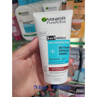 Sữa rửa mặt Garnier 3 in 1. Hàng nội địa Pháp