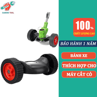 CAMINO Bánh xe máy cắt cỏ dùng pin,Bánh Xe Phụ Trợ Thay Đổi Nhanh Linh Hoạt Có Thể Điều Chỉnh Gắn Máy Cắt Cỏ
