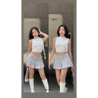 LIBEVN Áo phông áo crotop vintage 2024 new style
