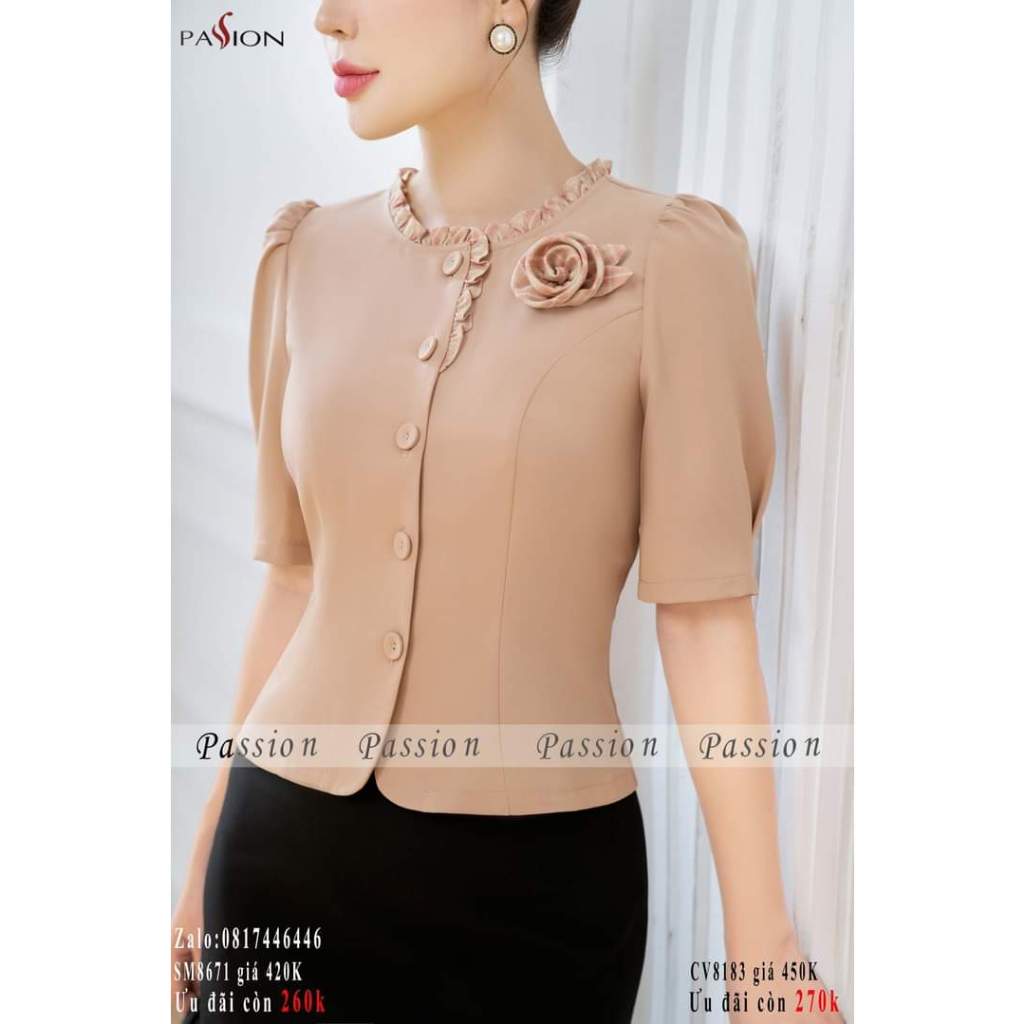 ÁO KIỂU TÔN DÁNG KIÊU SA H87