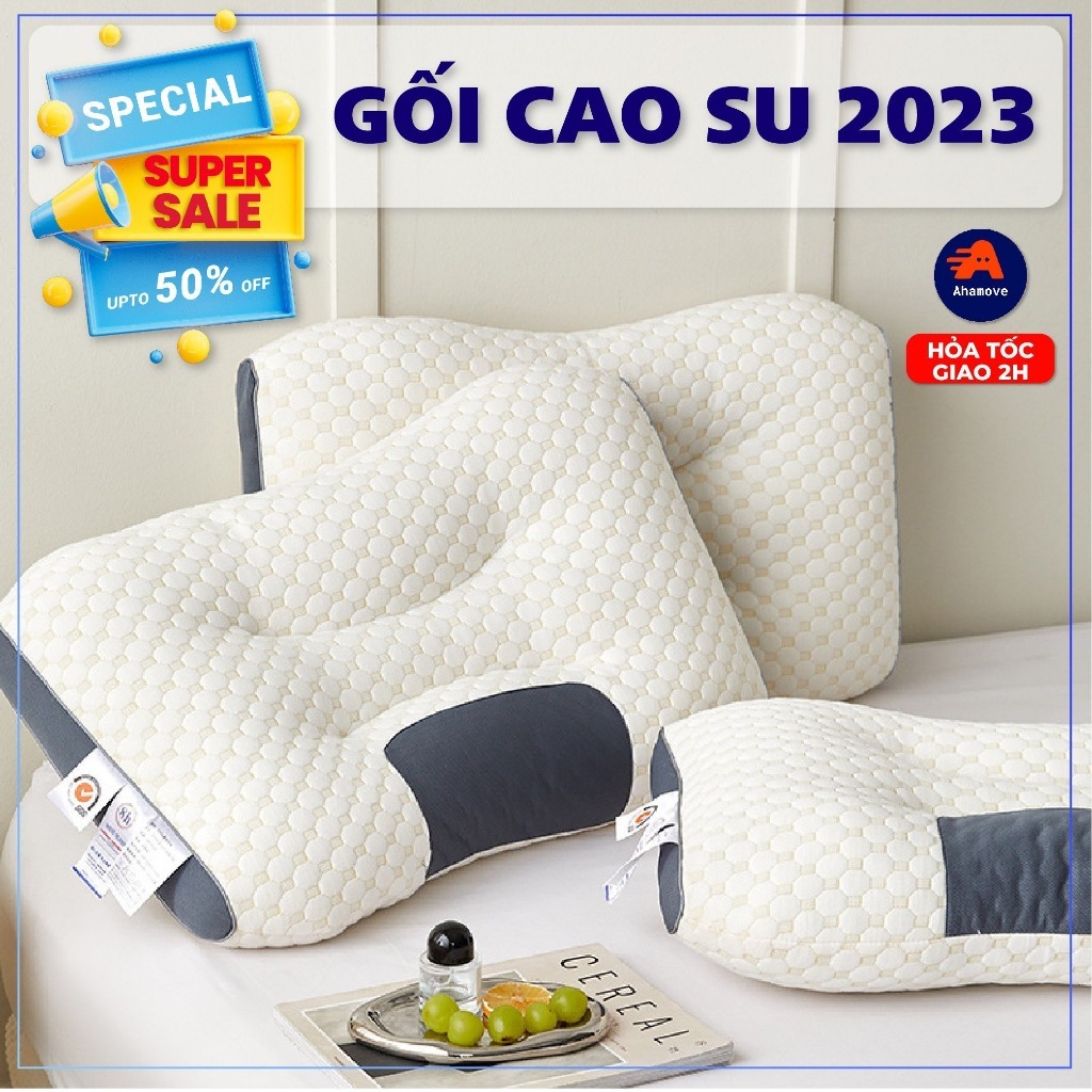 Gối massage đậu nành, ruột gối bông chất liệu cotton Gối Spa Chống Đau Mỏi Vai Gáy Mẫu Mới 2023