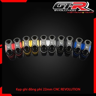 Kẹp ghi đông phi 22mm cnc revolution