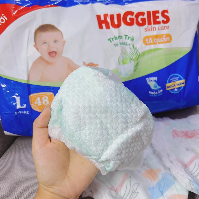 Bỉm Huggies tràm trà siêu đại  đủ size NB70/S54/S80/M74/L68/ XL62/XXL56 mẫu mới