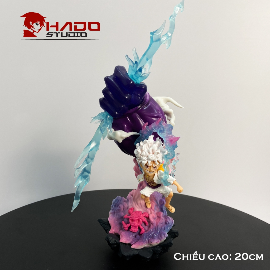Mô hình Luffy Gear 5, One Piece, cao 20cm