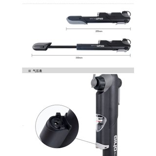 BƠM MINI GIYO TREO KHUNG XE ĐẠP ( CÓ ĐỒNG HỒ ĐO ÁP)