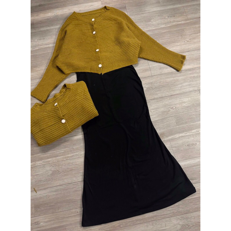 Bán Sỉ Sét Áo Len Chân Váy Hàng QC